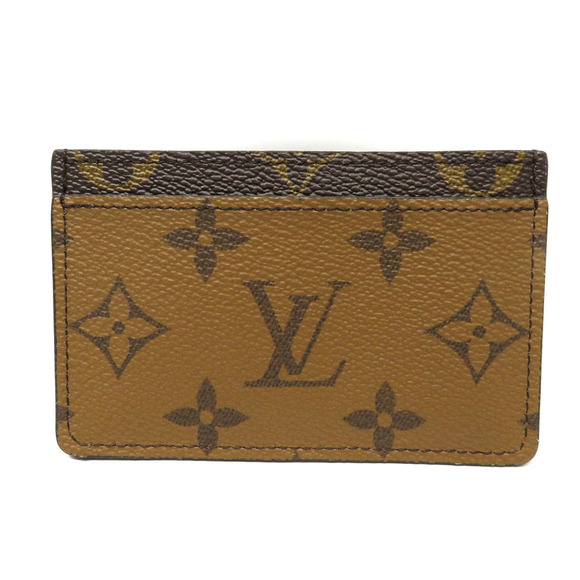Louis Vuitton Monogram Carte Case Brown Reverse Porte - Picture 1 of 6